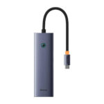 Baseus - Docking Station UltraJoy (B00052805813-00) - Type-C to HDMI, 2x USB, Type-C, RJ45, SD, TF - Space Grey – Image 2