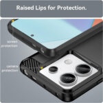 Techsuit - Carbon Silicone - Xiaomi Redmi Note 13 Pro 5G / Poco X6 - Black – Image 6