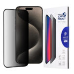 Dux Ducis - Tempered Glass Privacy - iPhone 15 Pro Max - Black