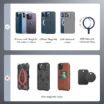 ESR - [3pcs Bundle] Premium Wireless Car Charging Set HaloLock (BK918) - MagSafe CryoBoost for Air Vent, 36W - Frosted Onyx – Image 7