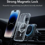 ESR - [3pcs Bundle] Premium Wireless Car Charging Set HaloLock (BK918) - MagSafe CryoBoost for Air Vent, 36W - Frosted Onyx – Image 6