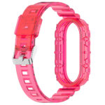 Techsuit - Watchband (W017) - Xiaomi Mi Band 8 / 8 NFC / 9 / 9 NFC - Rose Red – Image 2