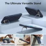 ESR - Cloud Soft HaloLock Kickstand - iPhone 15 Plus - Dark Blue – Image 3