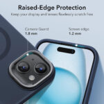 ESR - Cloud Soft HaloLock Kickstand - iPhone 15 Plus - Dark Blue – Image 7