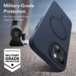 ESR - Cloud Soft HaloLock - iPhone 15 Plus - Dark Blue – Image 2