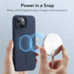 ESR - Cloud Soft HaloLock - iPhone 15 Plus - Dark Blue – Image 5