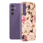 Techsuit - Marble Series - Samsung Galaxy S23 FE - Mary Berry Nude