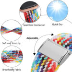 Techsuit - Watchband (W032) - Apple Watch 1/2/3/4/5/6/7/8/9/10/SE/SE 2/Ultra/Ultra 2 (42/44/45/46/49mm) - Atlantic Blue – Image 6