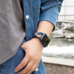 Techsuit - Watchband (W032) - Apple Watch 1/2/3/4/5/6/7/8/9/10/SE/SE 2/Ultra/Ultra 2 (42/44/45/46/49mm) - Atlantic Blue – Image 5