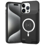 Techsuit - Power Pro MagSafe Battery Case - iPhone 15 Pro - 7000mAh - Black – Image 2