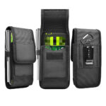 Techsuit - Outdoor Phone Waist Bag (TWB1) - Multifunctional, Bike, Wearable, Belt Hanging, XXL, 17.5x10x2.5cm, 6.8 inch - Black – Image 7