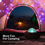 JoyRoom - Wireless Speaker Maya Series (JR-MS02) - Bluetooth 5.1, RGB LED Lights, 4400mAh - Black – Image 5
