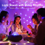 JoyRoom - Wireless Speaker Maya Series (JR-MS02) - Bluetooth 5.1, RGB LED Lights, 4400mAh - Black – Image 3