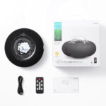 JoyRoom - Wireless Speaker Maya Series (JR-MS02) - Bluetooth 5.1, RGB LED Lights, 4400mAh - Black – Image 6