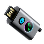 JoyRoom - Wireless Receiver Car-B Series (JR-CB7) - Bluetooth 5.3, Jack 3.5mm, USB, TF Card, 1m - Dark Gray – Image 2