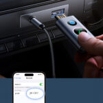 JoyRoom - Wireless Receiver Car-B Series (JR-CB7) - Bluetooth 5.3, Jack 3.5mm, USB, TF Card, 1m - Dark Gray – Image 7