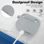 Techsuit - Silicone Case - for Apple AirPods 3, Smooth Ultrathin Material - Purple – Image 2