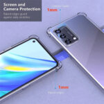 Techsuit - Shockproof Clear Silicone - Oppo Reno10 / Reno10 Pro - Clear – Image 3