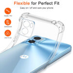 Techsuit - Shockproof Clear Silicone - Motorola Moto E22 / Moto E22i - Clear – Image 4