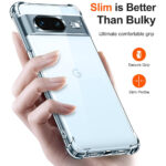 Techsuit - Shockproof Clear Silicone - Google Pixel 7 - Clear – Image 2