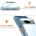 Techsuit - Shockproof Clear Silicone - Google Pixel 7 - Clear – Image 3
