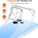 Techsuit - Shockproof Clear Silicone - Xiaomi Redmi 12 4G / 12 5G - Clear – Image 3