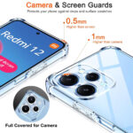 Techsuit - Shockproof Clear Silicone - Xiaomi Redmi 12 4G / 12 5G - Clear – Image 4