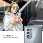 Techsuit - Shockproof Clear Silicone - Oppo Reno6 Pro 5G (Snapdragon) - Clear – Image 3