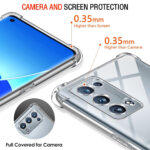 Techsuit - Shockproof Clear Silicone - Oppo Reno6 Pro 5G (Snapdragon) - Clear – Image 4