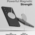 Ringke - Silicone Magnetic MagSafe - Samsung Galaxy S24 Ultra - Pink Sand – Image 5