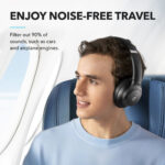 Anker - Wireless Headphones Life Q20i (A3004G11) - Bluetooth, Hybrid Active Noise Cancelling, Dual-Connections - Black – Image 6