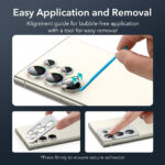 ESR - Lens Protector Tempered Glass - Samsung Galaxy S24 Ultra - Rhinestone – Image 3