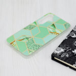 Techsuit - Marble Series - Samsung Galaxy S24 Plus - Green Hex – Image 3