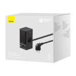 Baseus - Extension Cord PowerCombo (PSLR000301) - USB, 2xType-C, Shuko, 65W - Black – Image 6