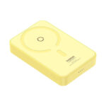 Baseus - Power Bank MagPro Magnetic PPCXZ05 (P10064101Y23-00) - USB-C, 5000mAh, 20W, MagSafe, Cable Type-C, 3A, 30cm - Yellow – Image 2