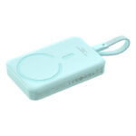 Baseus - Power Bank Magnetic Mini (P1002210B333-00) - MagSafe, 2x USB-C, Lightning, 30W, Fast Charge, 10000mAh - Blue – Image 4
