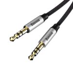 Baseus - Audio Cable (CAM30-CS1) - Jack to Jack, 1.5m - Black – Image 2