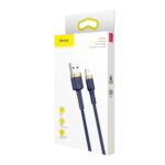 Baseus - Data Cable Cafule (CALKLF-CV3) - USB to Lightning, QC3.0, 1.5A, 2m - Blue / Gold – Image 7