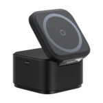 Baseus - Charging Station BS-W531 (P10264100121-00) - Cube Shape, MagSafe, Qi, Type-C, 20W - Black