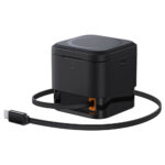 Baseus - Charging Station BS-W531 (P10264100121-00) - Cube Shape, MagSafe, Qi, Type-C, 20W - Black – Image 3