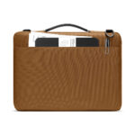 Tomtoc - Defender Laptop Briefcase (A42C2Y1) - with Shoulder Strap and Small Card Pocket, 13″ - Brown – Image 2