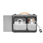 Tomtoc - Defender Laptop Briefcase (A42E1G3) - with Shoulder Strap and Small Card Pocket, 15.6" - Gray – Image 5