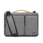 Tomtoc - Defender Laptop Briefcase (A42E1G3) - with Shoulder Strap and Small Card Pocket, 15.6" - Gray – Image 3