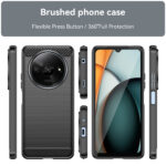 Techsuit - Carbon Silicone - Xiaomi Redmi A3 / Redmi A3x - Black – Image 2