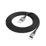 Hoco - Data Cable Honest (X92) - USB to Lightning, 2.4A, 3m - Black – Image 4