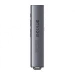 Baseus - Remote Control Orange Dot (WKCD020013) - for Presentation, with a Red Laser Pointer, Smart Voice Assistant - Gray – Image 3