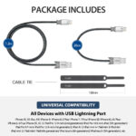 Ringke - Data Cable - USB to Lightning, 20cm - Gray – Image 4