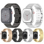 Techsuit - Watchband 32mm (W052) - Apple Watch 1/2/3/4/5/6/7/8/9/10/SE/SE 2 (38/40/41/42mm) - Black – Image 5