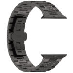 Techsuit - Watchband 32mm (W052) - Apple Watch 1/2/3/4/5/6/7/8/9/10/SE/SE 2 (38/40/41/42mm) - Black – Image 4