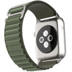 Techsuit - Watchband (W037) - Apple Watch 1/2/3/4/5/6/7/8/9/10/SE/SE 2 (38/40/41/42mm) - Army Green – Image 5